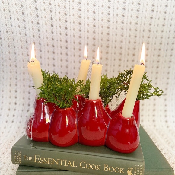 Ceramic Bud Vase or Candle Holder - Picture 2 of 8